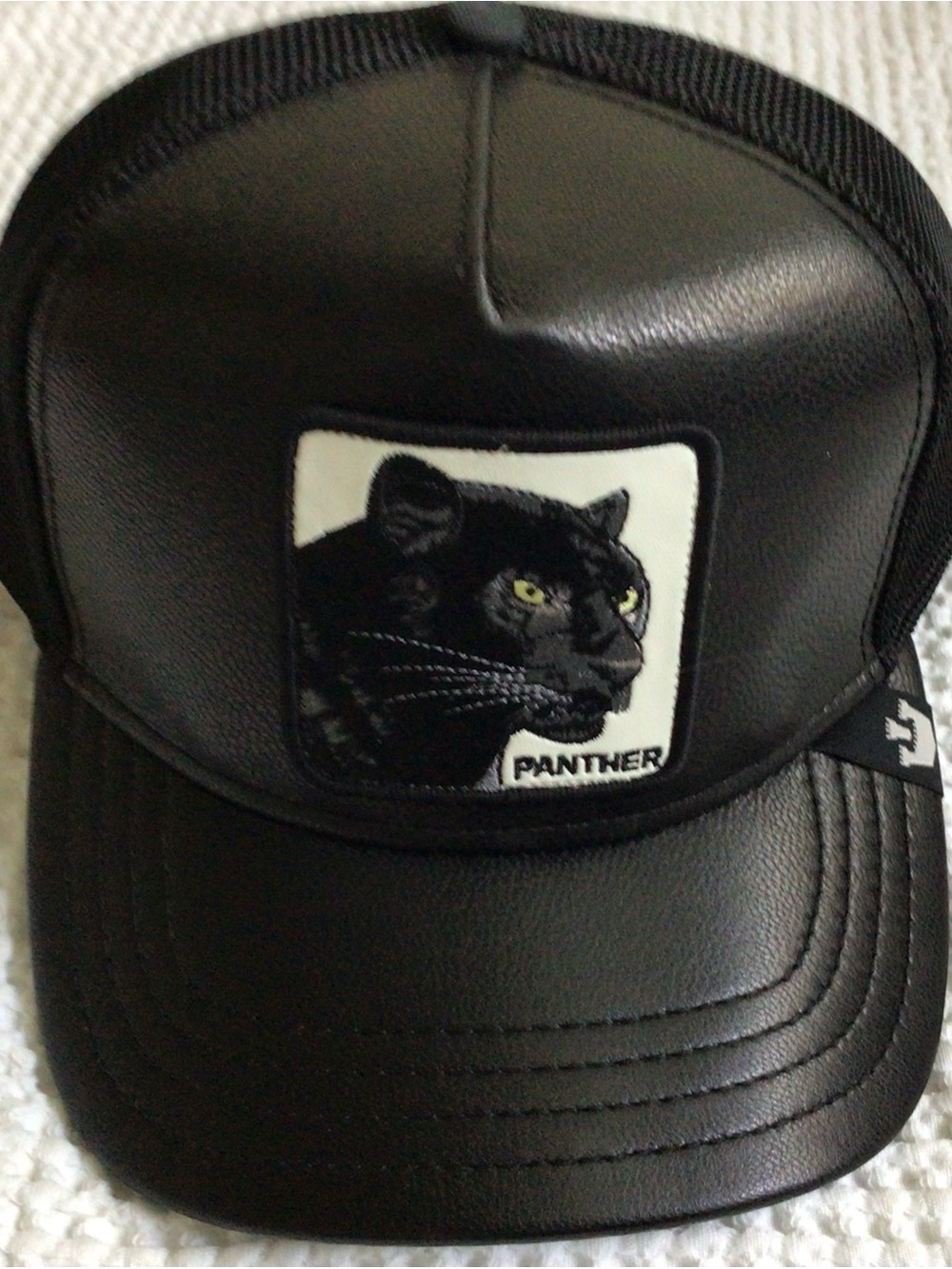 The Farm Goorin Bros, Panther Patch Black Trucker Cap - Unbranded